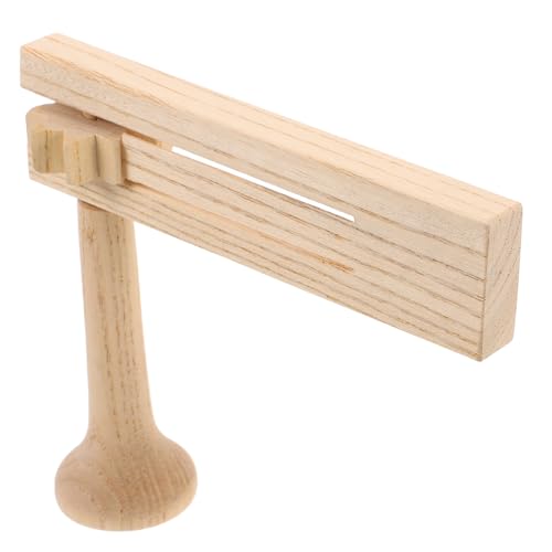 BESPORTBLE Wooden Toddler Noise Maker Ratchet Instrument for Sports Events Party Favor Traditional Musical Toy for Early Education and Festive Gatherings