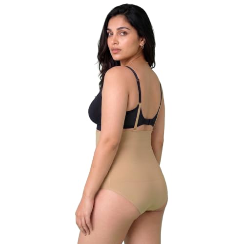 Image of dermawear Women Cotton Blended Mini Corset 9 Inch High Waist Abdomen Shapwear Panty