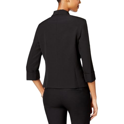 Kasper Women's Stretch Crepe Open Cardigan Jacket2