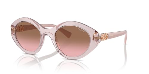 Vogue Eyewear VO5576SB Sunglasses, Transparent Pink/Pink Gradient Brown, 52 mm2