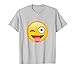 Face Emoticon Tongue Out Emoji with Winking Eye T-shirt