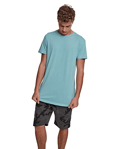 Preisvergleich Produktbild Urban Classics Herren Shaped Long Tee T-Shirt, Blau (bluemint), S