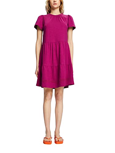 ESPRIT Damen 053EE1E322 Kleid, 650/DARK PINK, M