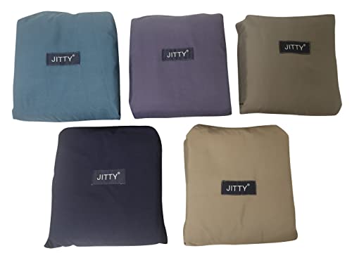 Jitty Sleeping Bag Liner Travel Sheet For Business Camping Backpacking Hiking Mountain Climbing Home Hostels Train 83"X45" (Khaki) #TOP7
