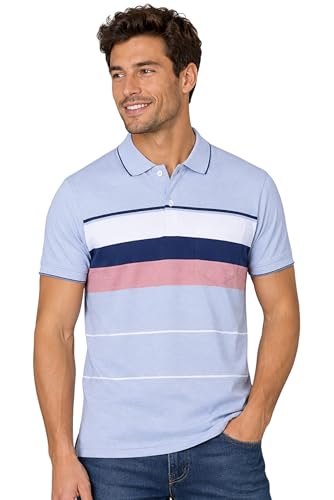 Image of SANE ORIGINALS Polo T-Shirt for Men with Pocket || Striped Polo for Men