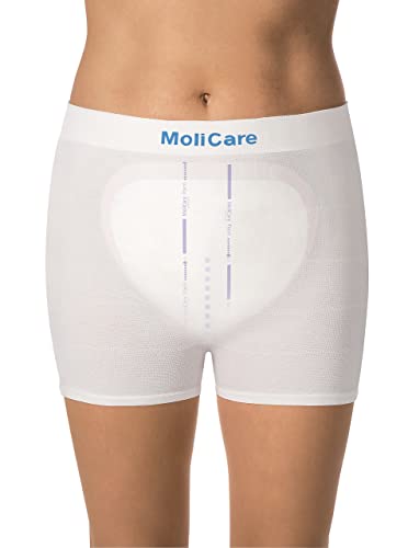 Molicare Premium Form 8 Tropfen, für schwere Inkontinenz: maximale Sicherheit, extra Auslaufschutz und Diskretion für Frauen und Männer, zu verwenden mit MoliCare Premium Fixpants, 32 Stück