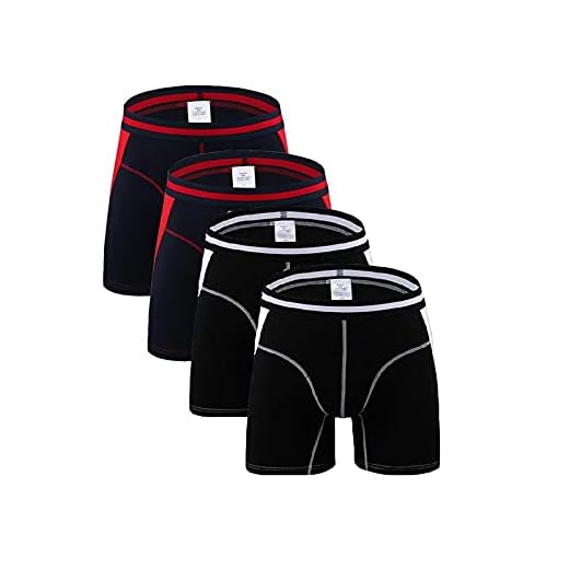 UNDERZY Underkläder boxershorts underkläder män kalsonger långa ben kort boxer homme trosor män raser boxershorts man XXXL-2 svart 2 blå lång_XXXL.