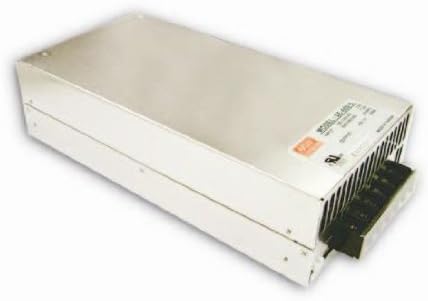 SE-600-5 Enclosed Switching AC-to-DC Power Supply, Single Output, 5V, 0-100A, 500W, 2.5" H x 5.0" W x 9.7" L