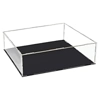 uxcell Acrylic Display Case Dustproof Protection Showcase Cube Collectibles Show Box