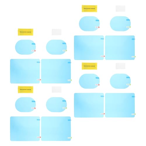 Film anti-pluie pour rétroviseur de voiture : lot de 4 protections étanches universelles
