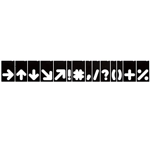 Milescraft 2207 1.5in. & 2.5in. Arrow and Symbol Templates for Sign PRO & Sign Crafter Jig- Rout Custom Wood Signs with Additional Symbols - Image 3