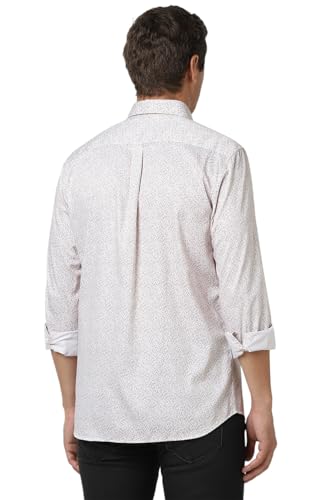 Image of Van Heusen Casual Printed Shirt for Men| Premium Cotton| Full Sleeves| Slim Fit |Breathable Fabric