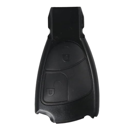 Coque de clé pour Mercedes Benz Classe C E W204 boîtier ABS noir 2 boutons