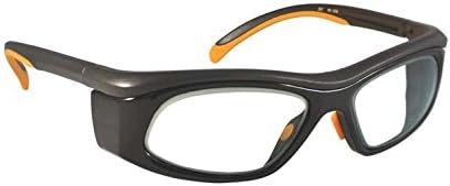 Laser Safety Glasses for Co2/Eximer - Model 206 YOB - Yellow, Wrap Style, High Optical Density