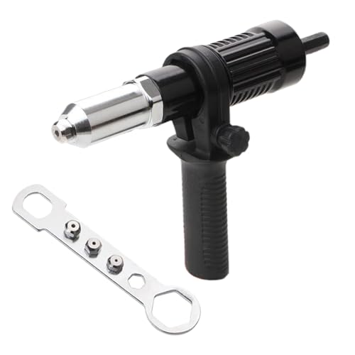 Protoence Kit d'Adaptateur de Rivet à Embase - Accessoire pour Perceuse Électrique | Kit d'Adaptateur à Rivets pour Particuliers, Ateliers, Garages