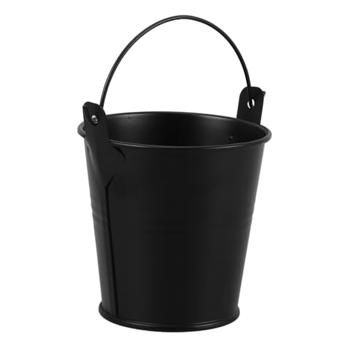 DOITOOL Seau à Graisse Métal pour Barbecue Résistant Haute Température Seau Récupérateur Huile pour Barbecue Compact pour Cuisine et Extérieur