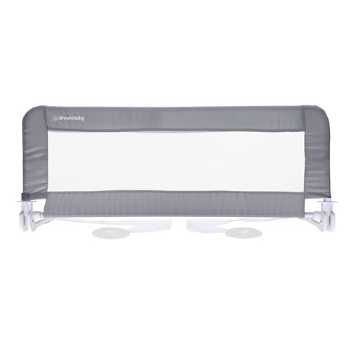 Dreambaby Prague Barrière de lit pour Tout-Petits – Barrière de sécurité Pliable et Portable pour Tout-Petits – Convient aux Matelas Simple à King...