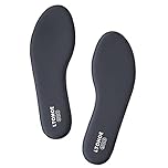 Memory Foam Insoles for Men, Cushioned Shoe Insoles Foot Pain Relief, Comfort Inner Soles for Running Shoes, Trainers, Work Boots and Walking Shoes, Shock Absorbing Grey UK 10