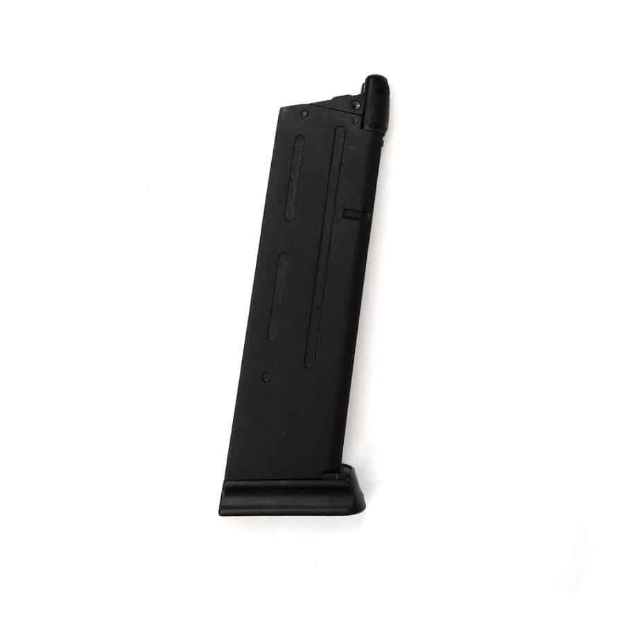 Cargador de Gas GBB Pistola Airsoft 1911 Rossi 24+1 BBS Negro