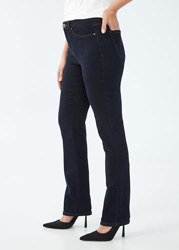 FDJ French Dressing Jeans Women's Classic Denim Straight Leg Jean, Olivia Slightly Curvy Fit, Midnight Blue3