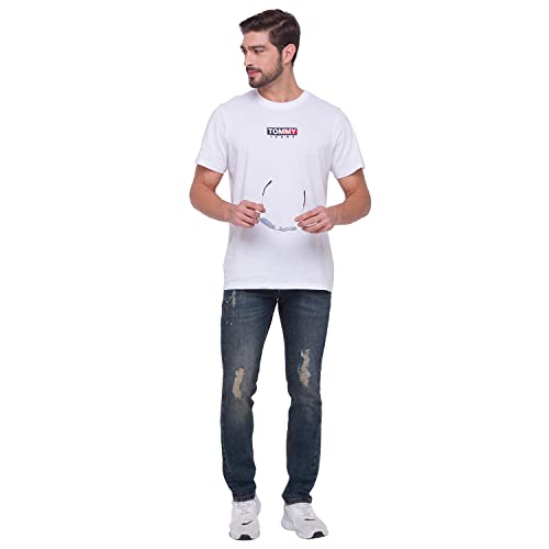 Image of Being Human Blue Slim Straight Fit Men's Denims Clothing