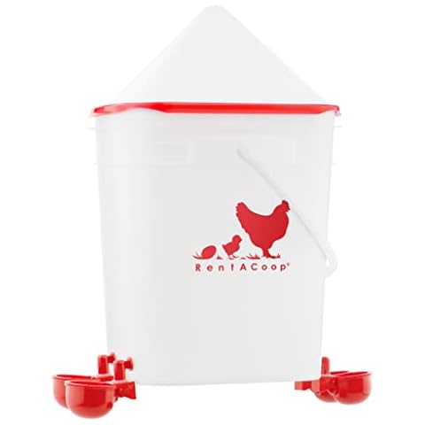 RentACoop Automatic-Fill Water Cup Chicken Waterer Cover