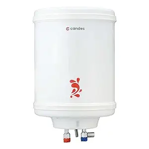 Candes Geyser 15 Litre | 1 Year Warranty | Water Heater for Home, Water Geyser, Water Heater, Electric Geyser, 5 Star Rated Automatic Storage Water Heater, 2KW - Perfecto (Ivory)