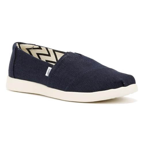 Image of TOMS Women's Alpargata Plus Slip On Espadrille, Textile Upper, Relaxed Fit, CloudBound Insole, Stretchy Easy On and Off