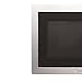 Magic Chef MCPMCM1110ST Mcm1110St 1.1 Cubic Feet 1000W Stainless Microwave with Digital Touch, 1.1 cu. ft., Black