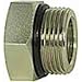 Imperial 96544 Straight Thread O-ring Hex Head Plug, Steel, 3/8" (Pack of 5)