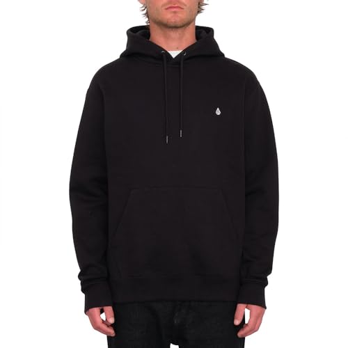 Sweat a capuche Volcom Single Stone noir pour homme en taille S