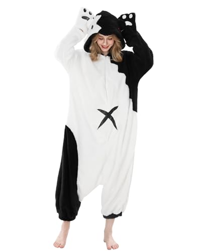Pyjama panda adulte kigurumi idéal pour les soirées déguisées, Halloween et Noël