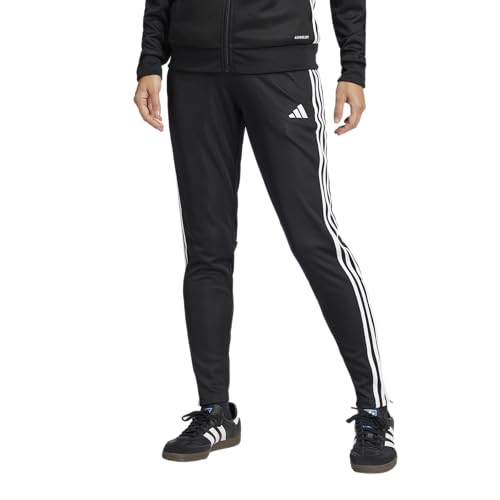 Adidas Women's Tiro 25 Essentials Training Soccer Pants, Black/White, Small