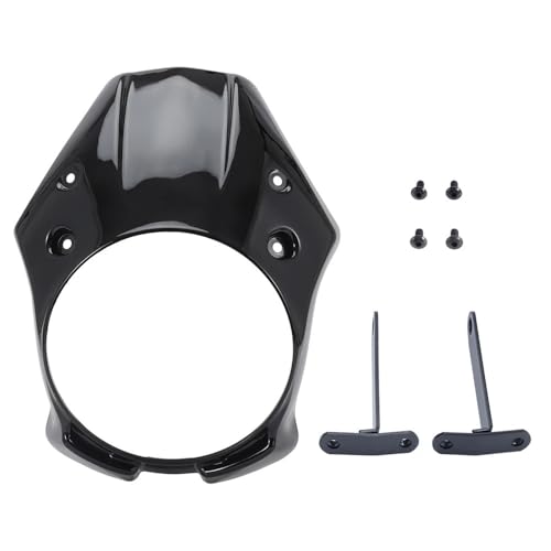Couvercle protection phare noir brillant pour moto XVS 950 SPEC BOLT 2013-2022