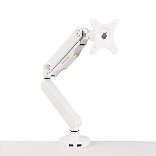 thingyclub Gas Primavera Ajustable inclinación y Giro Sola computadora Monitor Brazo Soporte de Escritorio Soporte para estación de Trabajo