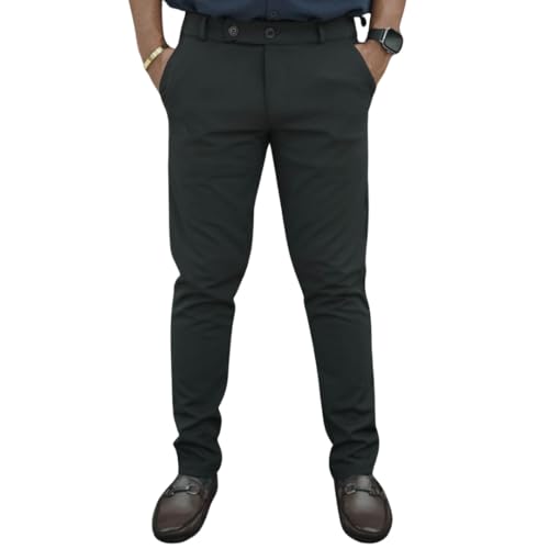 Men's Slim Fit Lycra Pants | Stretchable, Skin-Friendly Fabric fo...