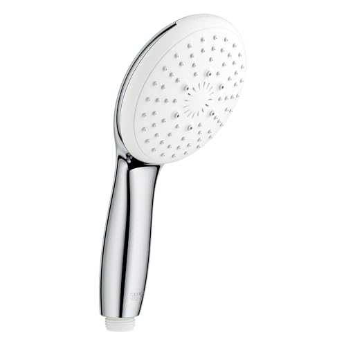 Image of Grohe Tempesta 110 Hand Shower Spray For Bathroom| 3 Modes | Wall Mounted | 4.3 Inches Wide | Water Saving Feature | Easy To Clean & Perfect Spray Pattern |10 Years Warranty | Chrome Finish | 28261003