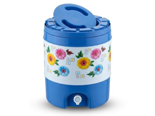 Image of 20 Litre Insulated Water Camper with Leak-Proof Spigot - Premium Food-Grade Plastic Cool Jug with Comfort-Grip Handle - Longer Temperature Retention for Home, Office, Travel, and Outdoor Events