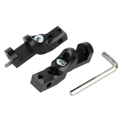 Repose-pieds réglable moto noir haute précision pour BMW R1150RT et K1600