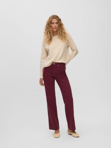 VERO MODA Female Weit geschnitten VMTESSA Hohe Taille Weiter Beinschnitt Jeans – Ansicht 2