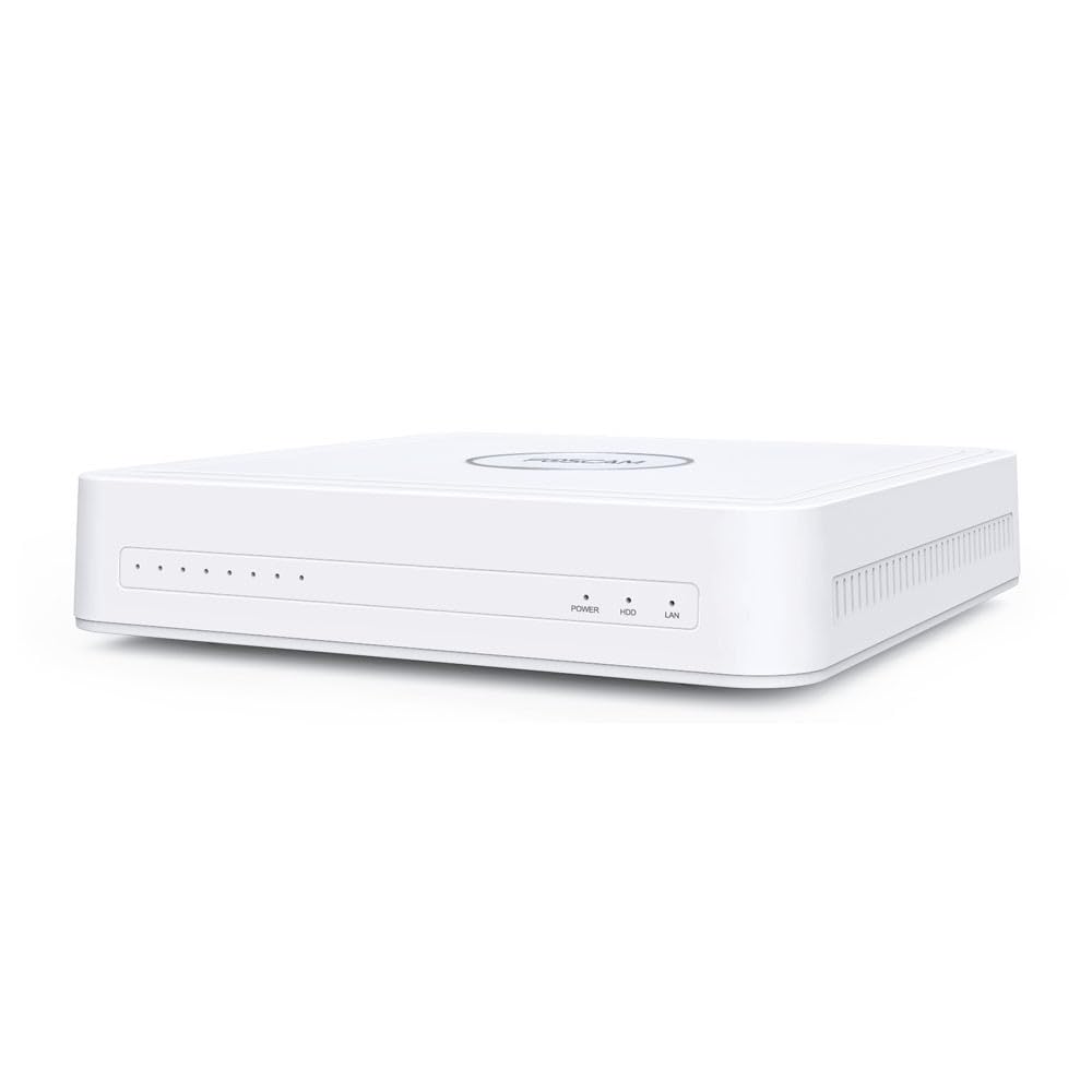 Foscam - FN8108H Registratore NVR Full HD 8 vie 5MP - Compressione H.264+ - 3 modalità di registrazione
