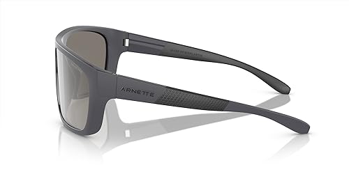 Arnette Men's AN4330 Hijiki Square Sunglasses, Grey/Light Grey Mirrored Silver, 63 mm3