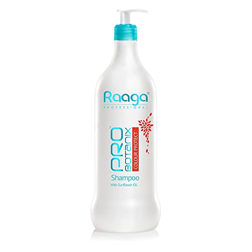 Image of Raaga Professional Pro Botanix Colour Protect Shampoo with Sunflower Oil | Helps Protect and Retains Hair Color, Reduces Breakage | Suitable For Men and Women (1000 ml)