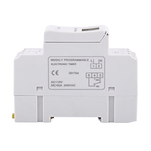 LCD Electronic Relay Timer, 15A DC AHC Programmable Weekly Electronic ...