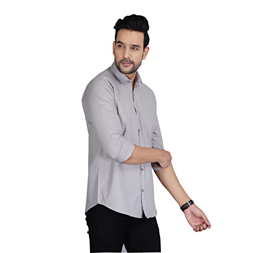Image of Man Slim Fit Cotton Casual Shirt