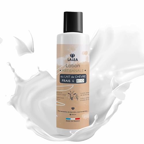 lotion au Lait de chevre BIO-150ml- complémentaire au savon lait de chevre, Fabrication Française Artisanal, anti acné, soins pour le visage, creme Lotion Hydratant naturel