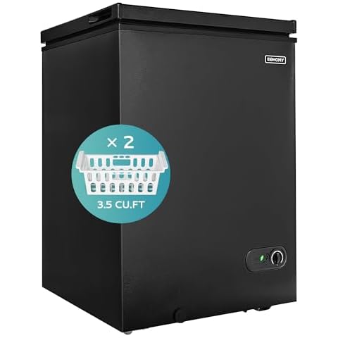 EUHOMY 3.5 Cu.Ft Chest Freezer Cover