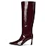 Michael Kors Womens Darrah Heeled Boots Oxblood 6.5 Medium