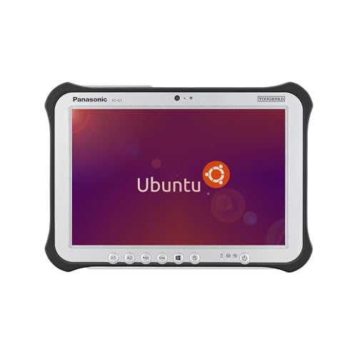 Panasonic Toughpad FZ-G1 MK1, Rugged Tablet, i5-3rd Gen vPro, 10.1 inch WUXGA, 8GB, 256GB, Insertable Smart Card Reader, LAN Port, Long Life Battery, Linux Ubuntu OS (Renewed)