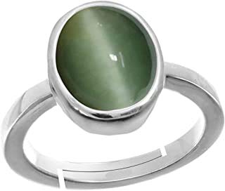 Bague réglable œil de chat naturelle à porter au quotidien pour homme et femme